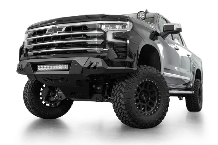 ADD 2022+ Chevrolet Silverado 1500 Black Label Front Bumper - Bull Strap