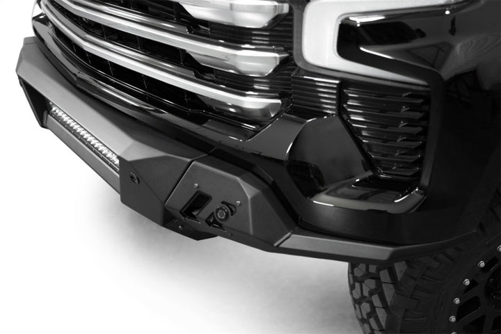 ADD 2022+ Chevrolet Silverado 1500 Black Label Front Bumper - Bull Strap