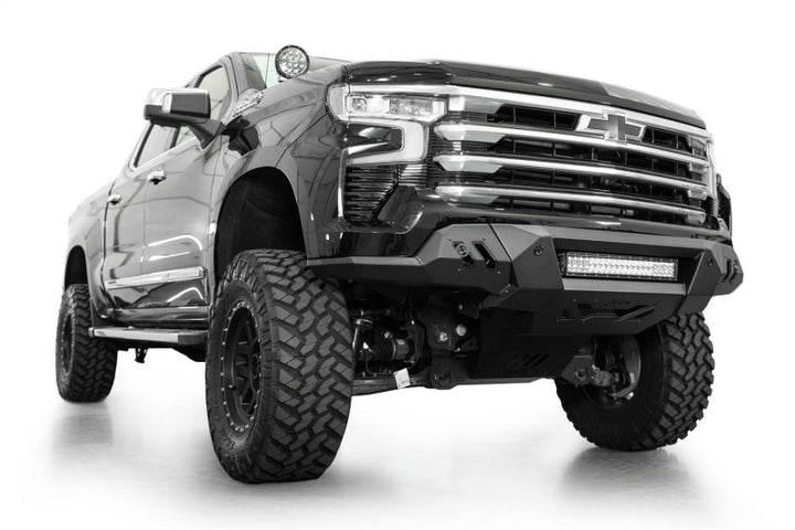 ADD 2022+ Chevrolet Silverado 1500 Black Label Front Bumper - Bull Strap