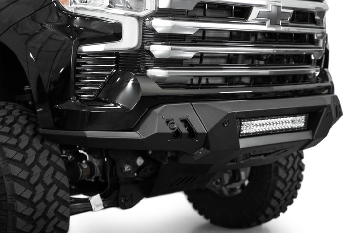 ADD 2022+ Chevrolet Silverado 1500 Black Label Front Bumper - Bull Strap