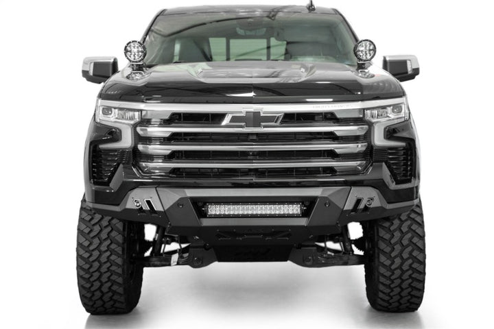 ADD 2022+ Chevrolet Silverado 1500 Black Label Front Bumper - Bull Strap