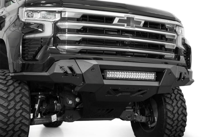 ADD 2022+ Chevrolet Silverado 1500 Black Label Front Bumper - Bull Strap