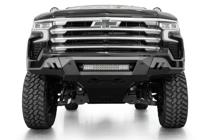 ADD 2022+ Chevrolet Silverado 1500 Black Label Front Bumper - Bull Strap