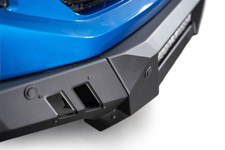 ADD 2022+ GMC 1500 Black Label Front Bumper - Bull Strap