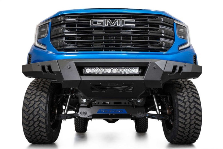 ADD 2022+ GMC 1500 Black Label Front Bumper - Bull Strap