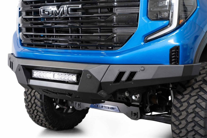ADD 2022+ GMC 1500 Black Label Front Bumper - Bull Strap