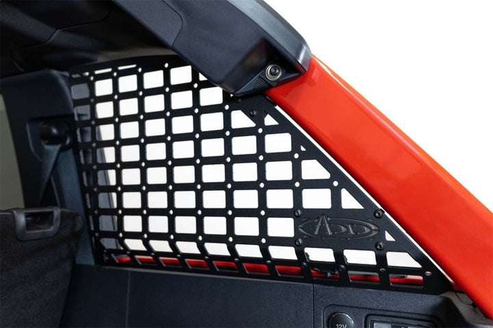 ADD 21-23 Ford Bronco & Bronco Raptor Rear Window Molle Storage Panels - Bull Strap