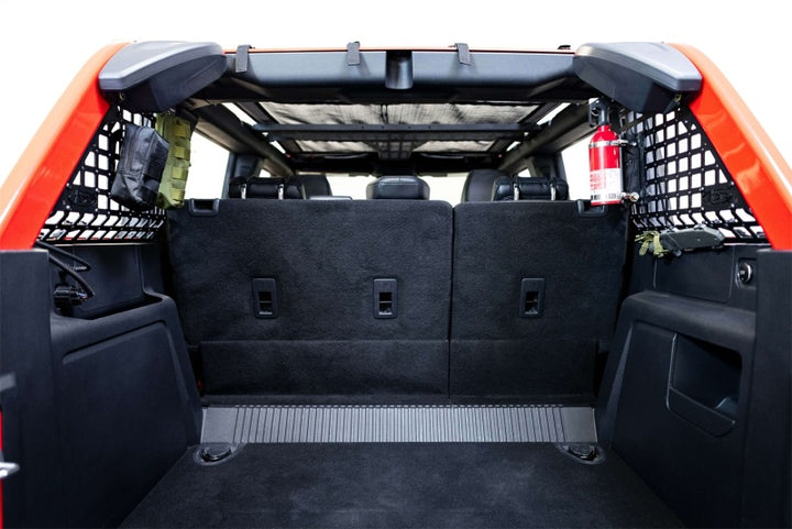 ADD 21-23 Ford Bronco & Bronco Raptor Rear Window Molle Storage Panels - Bull Strap