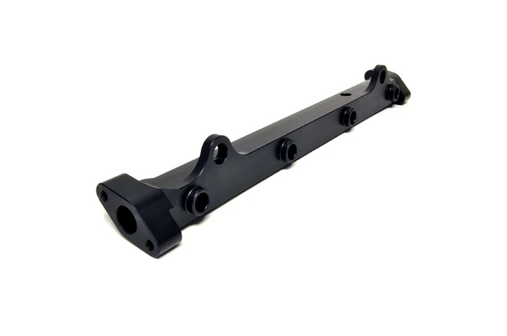 AEM 03-06 Evo 8 & 9 Black Fuel Rail - Bull Strap