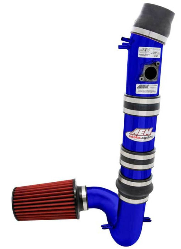 AEM 04-06 Mazda RX-8 Blue Cold Air Intake - Bull Strap