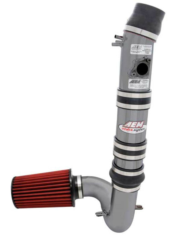 AEM 04-06 Mazda RX-8 Silver Cold Air Intake - Bull Strap