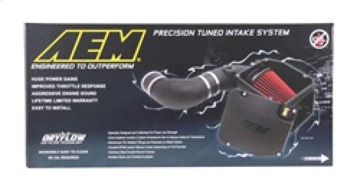 AEM 04-07 Acura TL/ 07 TL-S Silver Cold Air Intake - Bull Strap