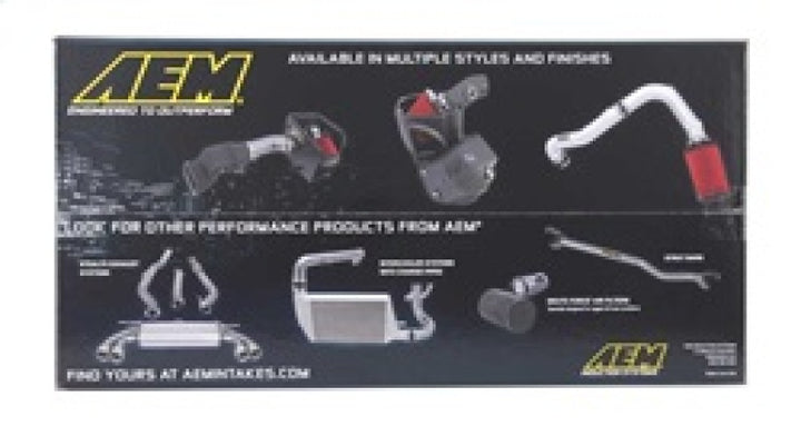 AEM 04-07 Acura TL/ 07 TL-S Silver Cold Air Intake - Bull Strap