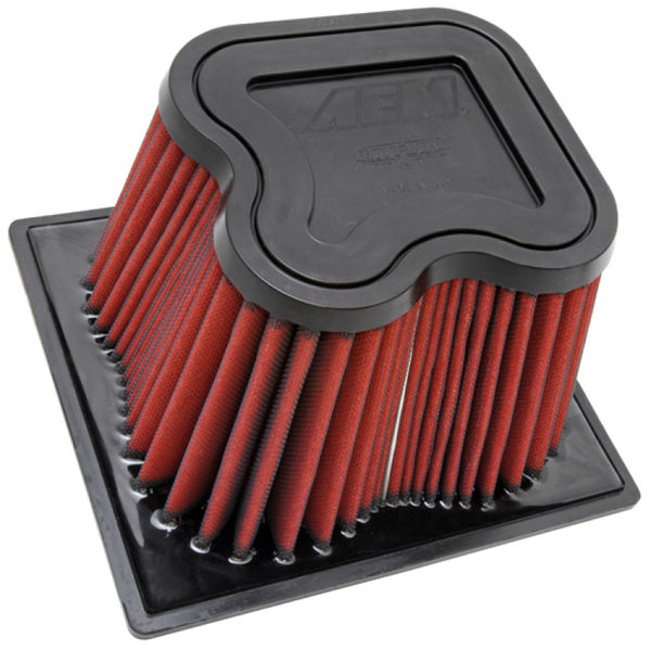 AEM 10 Dodge Ram 2500/3500 6.7L L6 DSL 11in L x 9.75in W x 6.5in H Replacement DryFlow Air Filter - Bull Strap