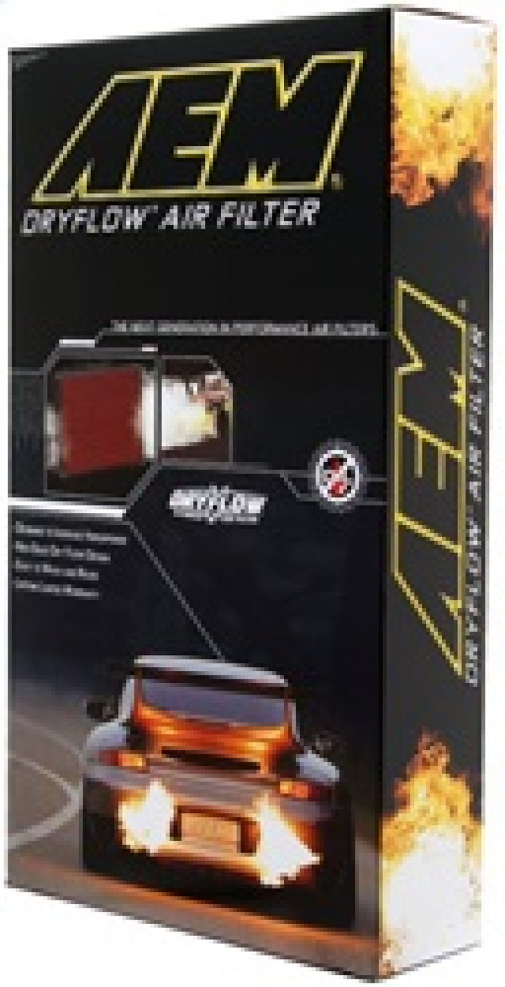 AEM 12-14 Mazda 3/6/CX-5 10.75in O/S L x 7.125in O/S W x 1.625in H DryFlow Panel Air Filter - Bull Strap