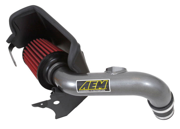 AEM 12-16 Chevrolet Sonic 1.4L L4 Gunmetal Gray Cold Air Intake - Bull Strap