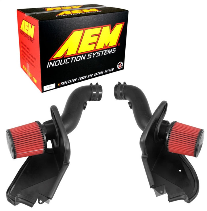 AEM 14-17 C.A.S Infinity Q70 V6-3.7L F/I Cold Air Intake - Bull Strap