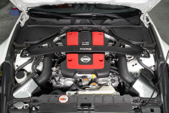AEM 2009+ Nissan 370Z 3.7L Cold Air Intake - Bull Strap
