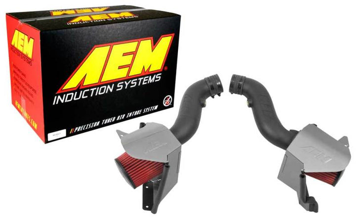 AEM 2009+ Nissan 370Z 3.7L Cold Air Intake - Bull Strap