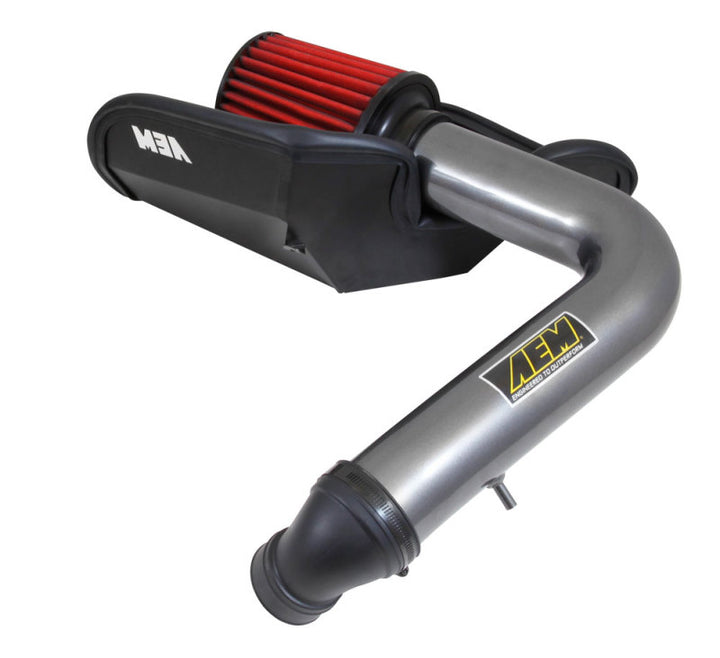 AEM 2016 Volkswagen Jetta L4-1.4 Metal Gunmetal Gray Cold Air Intake - Bull Strap
