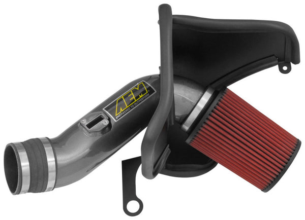 AEM 2017 Honda Pilot V6-3.5L F/I Gunmetal Gray Cold Air Intake - Bull Strap