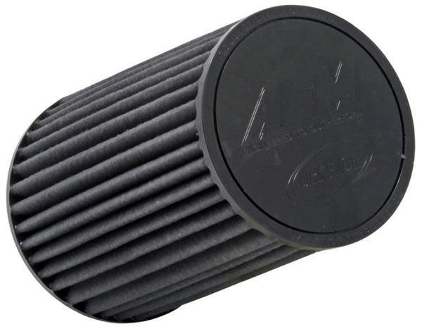 AEM 3.5 in x 9 in Dryflow Conical Air Filter - Bull Strap