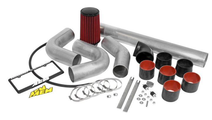 AEM 4in Universal Cold Air Intake System - Bull Strap