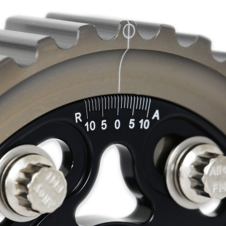 AEM 88-95 Honda Civic/ 93-95 Del Sol S & Si Black Tru-Time Cam Gear - Bull Strap