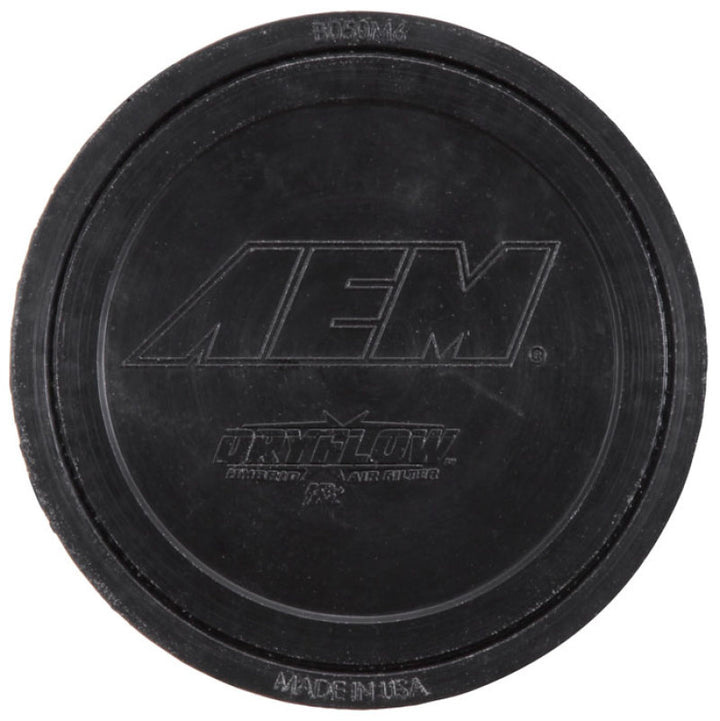 AEM Air Filter, 3inFLG/ 5inOD/ 6-1/2inH Dry Flow - Bull Strap
