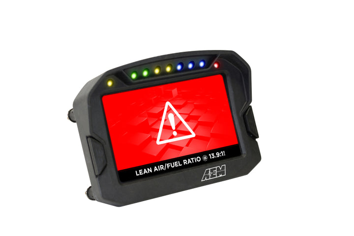 AEM CD-5LG Carbon Logging Digital Dash Display w/ Internal 10Hz GPS & Antenna - Bull Strap