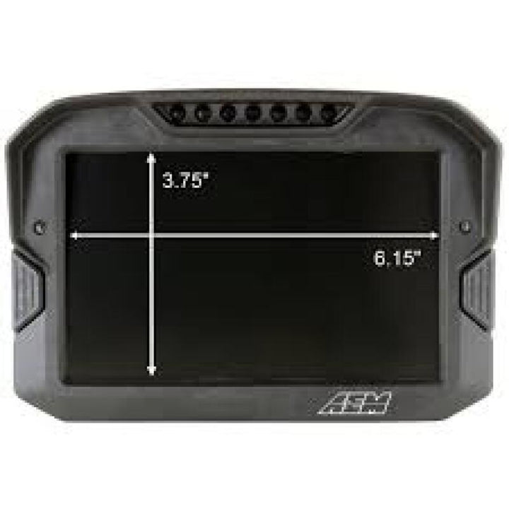 AEM CD-7 Logging GPS Enabled Race Dash Carbon Fiber Digital Display w/o VDM (CAN Input Only) - Bull Strap