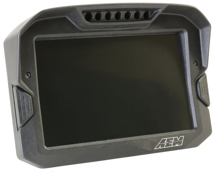 AEM CD-7 Logging GPS Enabled Race Dash Carbon Fiber Digital Display w/o VDM (CAN Input Only) - Bull Strap