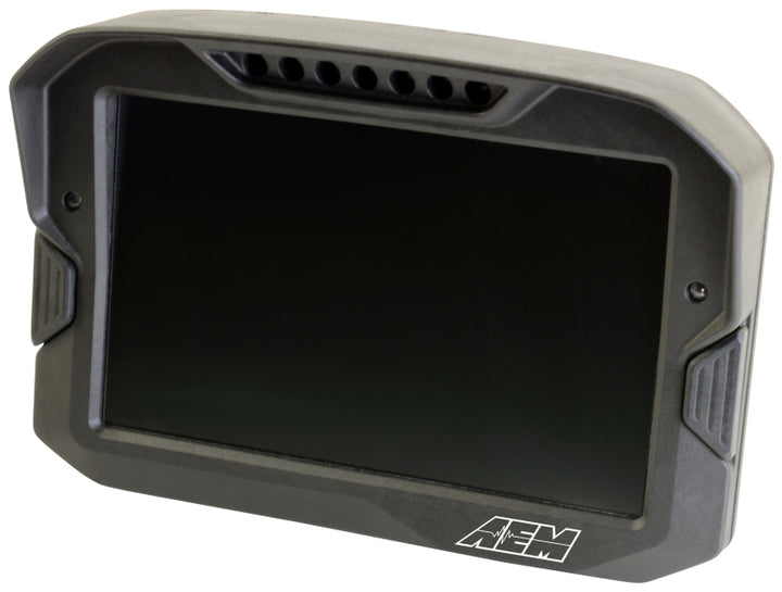AEM CD-7 Logging GPS Enabled Race Dash Carbon Fiber Digital Display w/o VDM (CAN Input Only) - Bull Strap