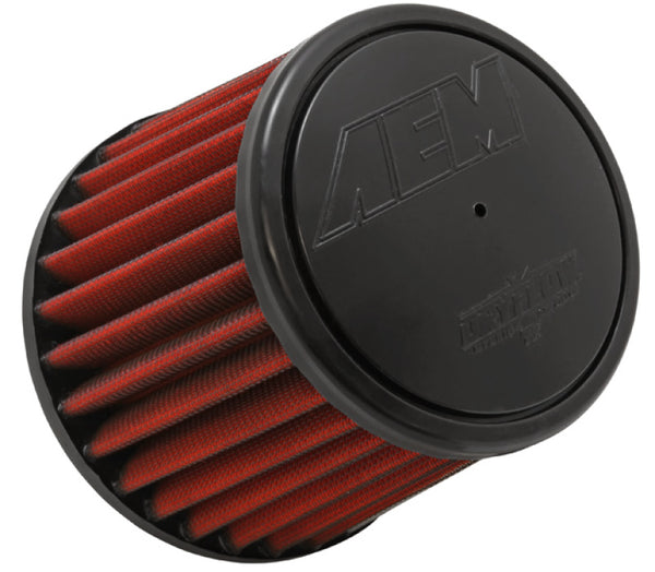 AEM Dryflow 3in. X 5in. Round Tapered Air Filter - Bull Strap