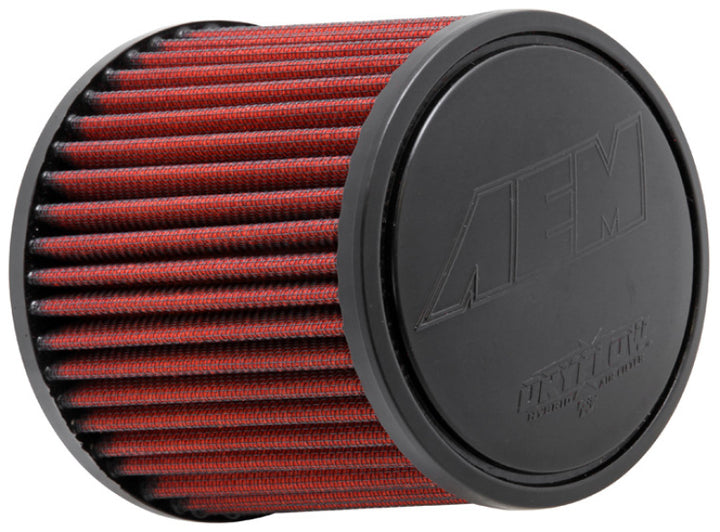 AEM Dryflow Conical Air Filter 5.5in Base OD / 4.75in Top OD / 5in Height - Bull Strap