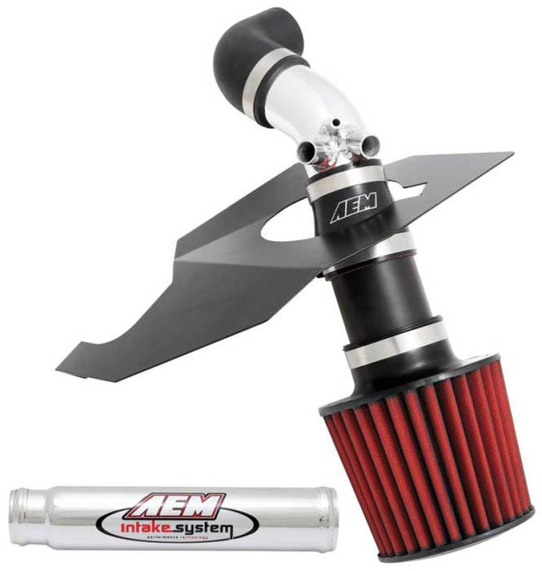 AEM Mazdaspeed Turbo Polished Short Ram Intake - Bull Strap