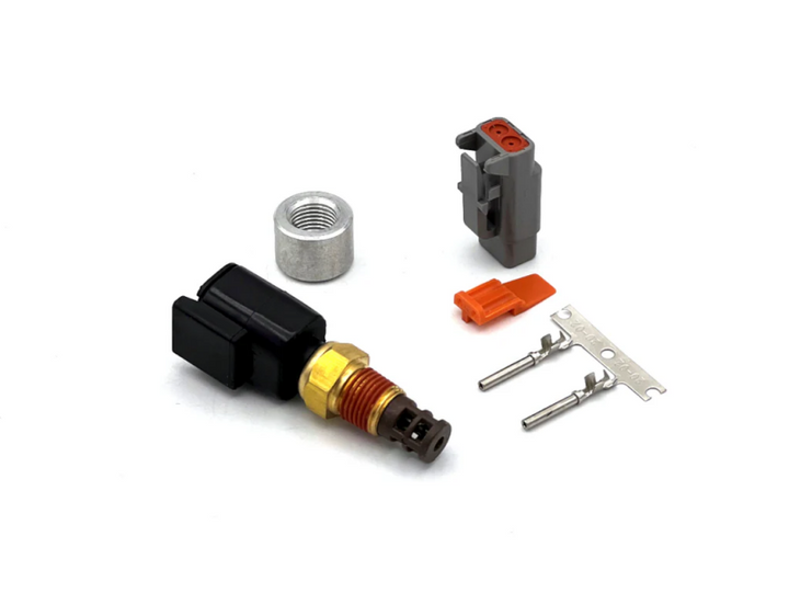 AEM Universal 1/8in NPT Air Intake Temp Sensor Kit w/ Deutsch Style Connector - Bull Strap