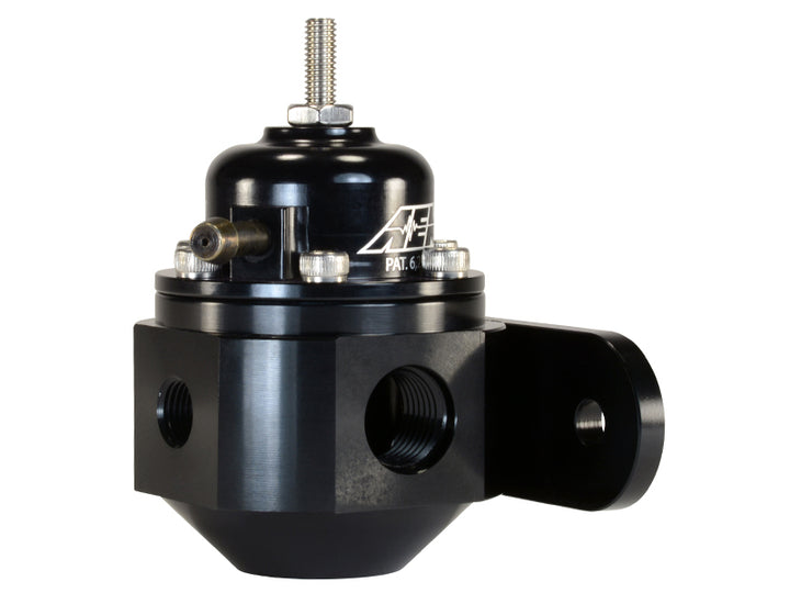 AEM Universal Black Adjustable Fuel Pressure Regulator - Bull Strap