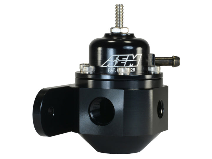 AEM Universal Black Adjustable Fuel Pressure Regulator - Bull Strap
