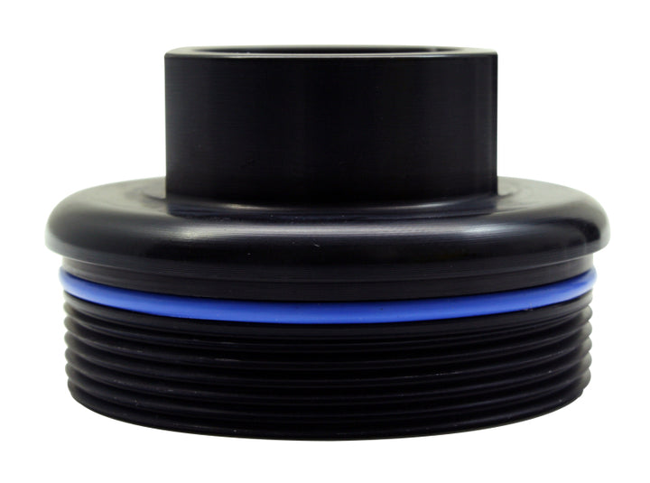 AEM Universal High Flow -10 AN Inline Black Fuel Filter - Bull Strap