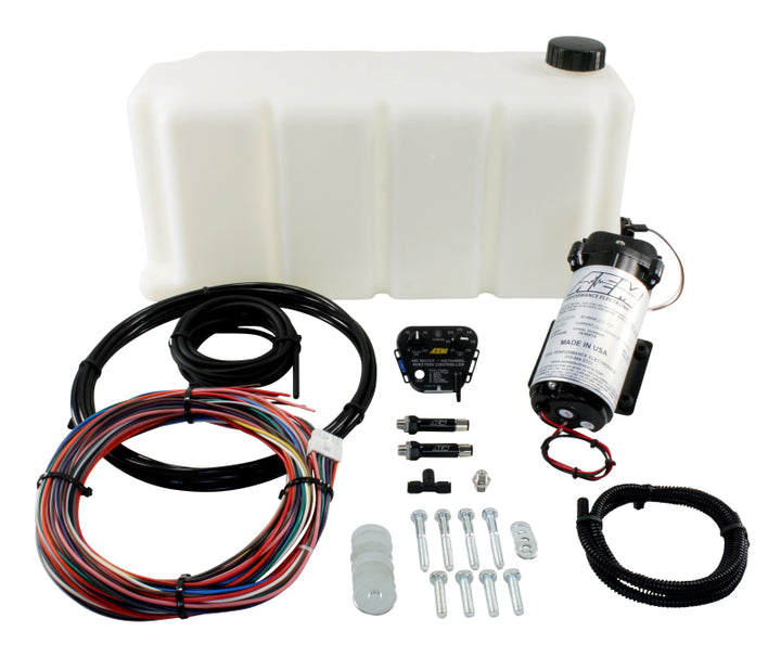 AEM V2 5 Gallon Diesel Water/Methanol Injection Kit (Internal Map) - Bull Strap