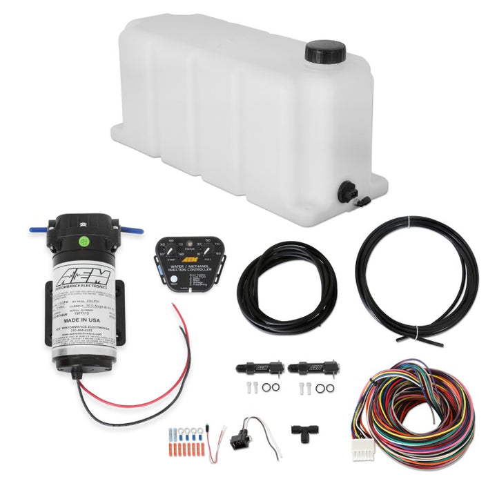 AEM V2 5 Gallon Diesel Water/Methanol Injection Kit - Multi Input - Bull Strap