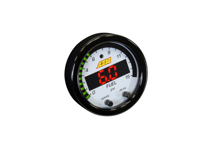 AEM X-Series Pressure 0-15psi Gauge Kit - Bull Strap