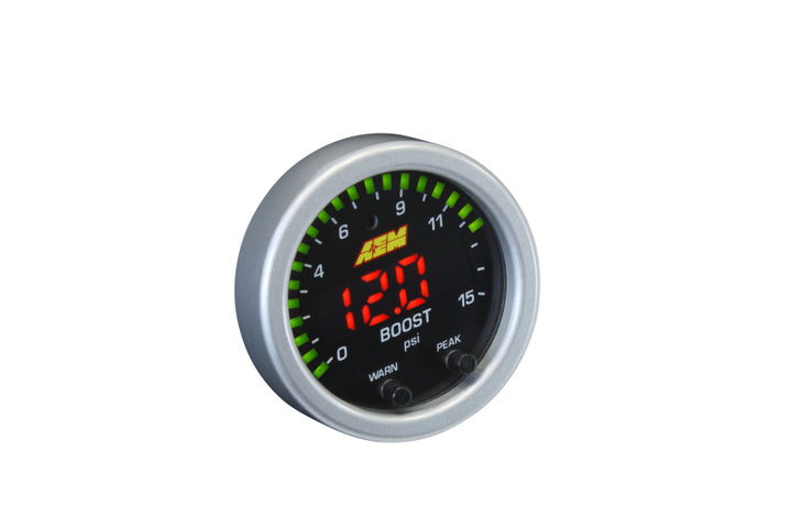 AEM X-Series Pressure 0-15psi Gauge Kit - Bull Strap