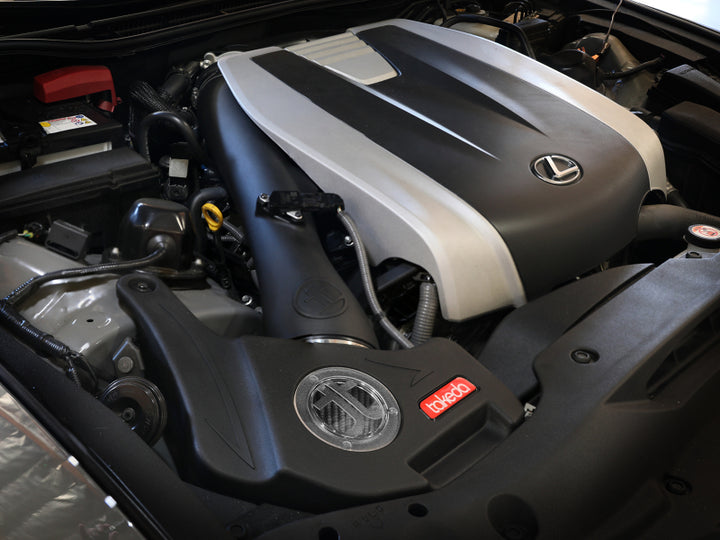AFE Momentum Intake System W/ Pro Dry S Filter 21-24 Lexus IS300/IS350 V6 3.5L - Bull Strap