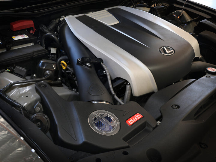 AFE Momentum Intake System w/ Pro 5R Filter 21-24 Lexus IS300/IS350 V6 3.5L - Bull Strap
