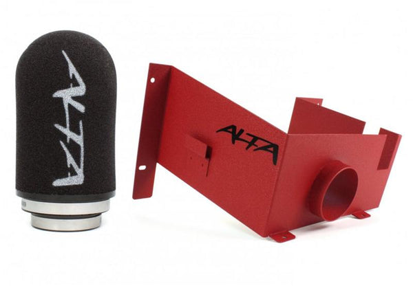 ALTA 02-06 Mini Cooper S/JCW & 02-08 S/JCW Convertible R53 (6spd ONLY) Cold Air Intake - Red - Bull Strap