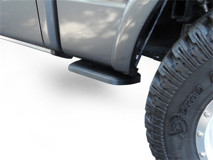 AMP Research 19-22 Ram 1500 (Excl. TRX) BedStep2 - Black - Bull Strap