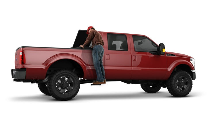 AMP Research 1999-2016 Ford F-250/350 All Beds BedStep2 - Black - Bull Strap