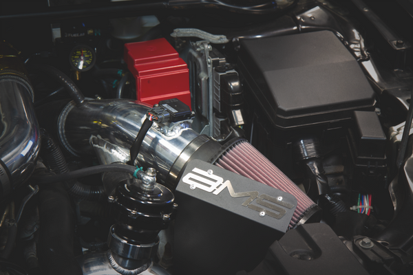 AMS Performance 08-15 Mitsubishi EVO X Intake Fan Shield for Standard Intake (Excl CAI) - Bull Strap